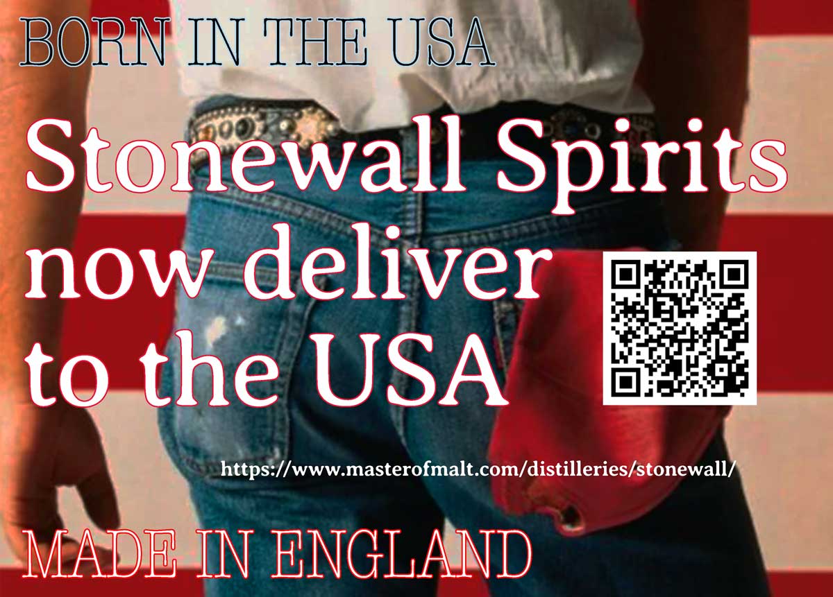 Stonewall Spirits now delivering to the USA